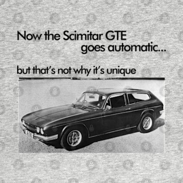 RELIANT SCIMITAR GTE - advert by Throwback Motors